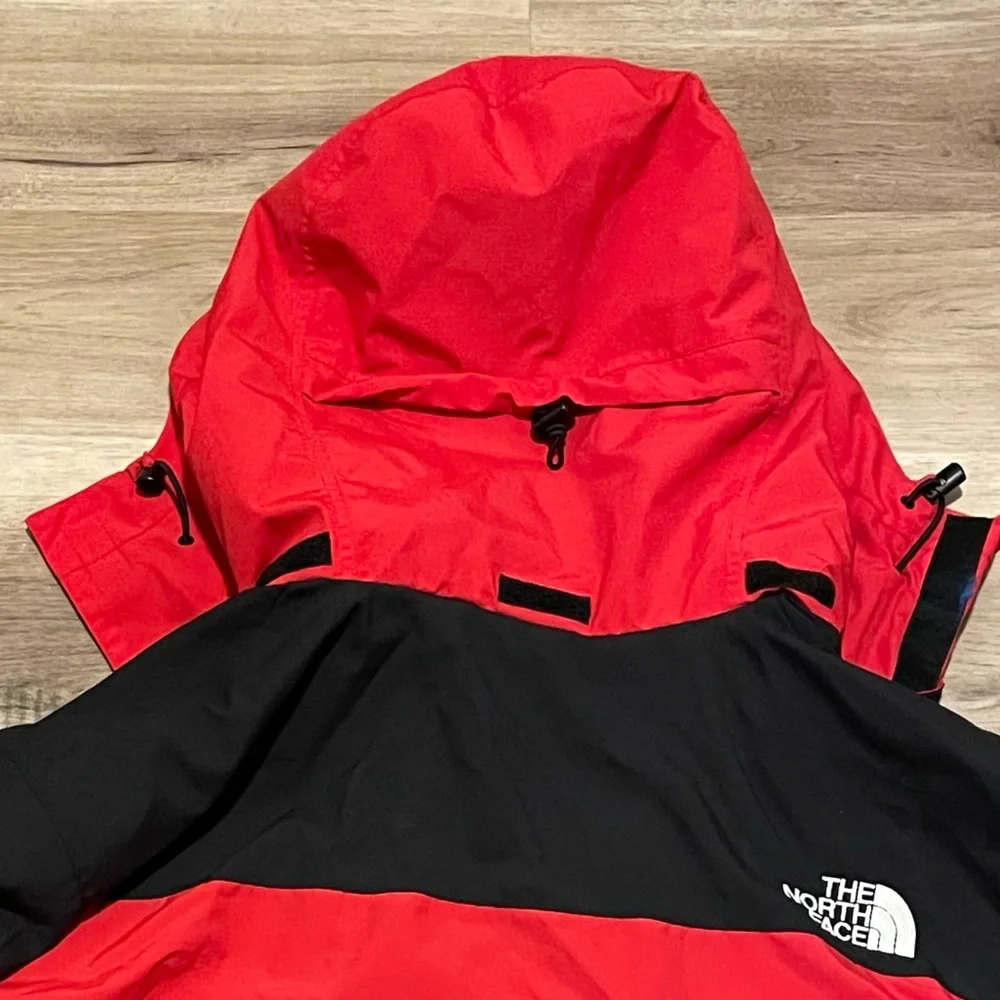 Vtg 90s The North Face Hydroseal Jacket Mens XL  Mountain Guide Red Black